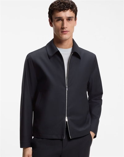 Hugo Boss - Slim-Fit Jakke - Dark Blue 